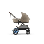 Cochecito Gemelar Cybex e-Gazelle S Beige