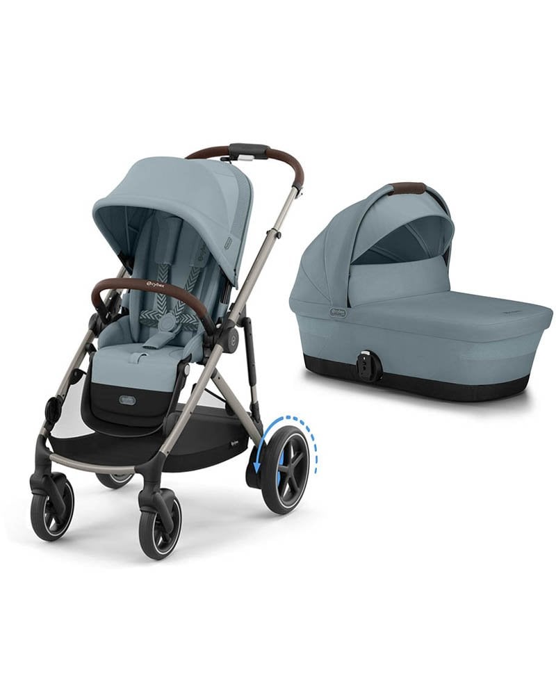 Cochecito 2 piezas Cybex e-Gazelle S Stormy Blue