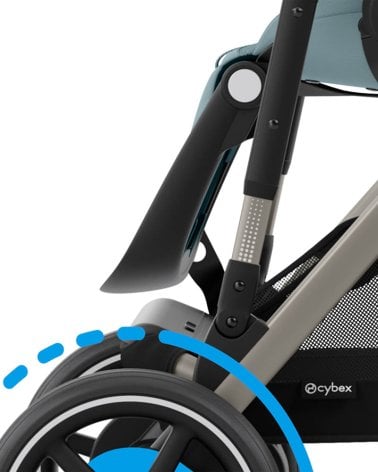 Cochecito 2 piezas Cybex e-Gazelle S Stormy Blue