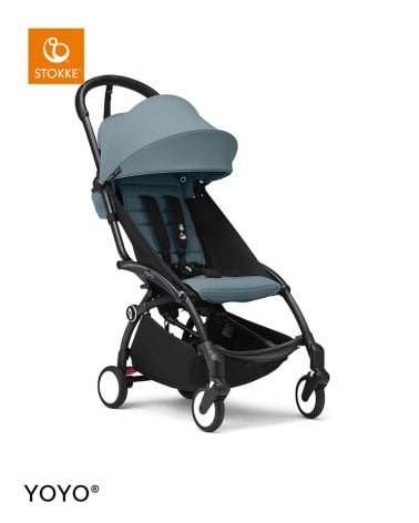 Silla de Paseo Stokke YOYO³ 6+ Negro Aqua