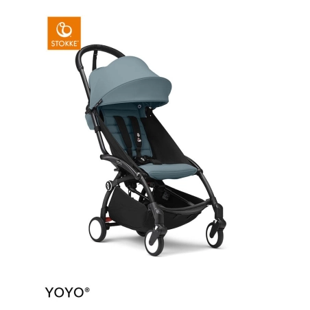 Silla de Paseo Stokke YOYO³ 6+ Negro Aqua