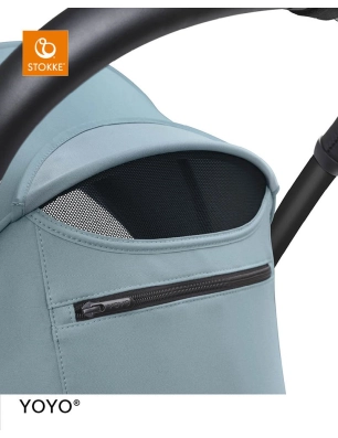 Silla de Paseo Stokke YOYO³ 6+ Negro Aqua