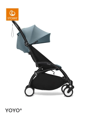 Silla de Paseo Stokke YOYO³ 6+ Negro Aqua
