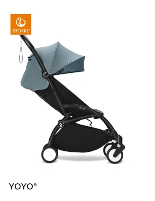 Silla de Paseo Stokke YOYO³ 6+ Negro Aqua