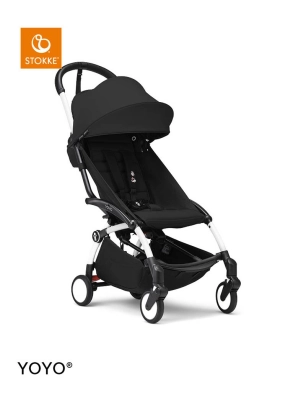Silla de Paseo Stokke YOYO³ 6+ Blanco Negro