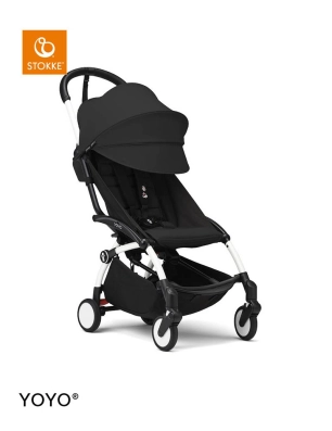 Silla de Paseo Stokke YOYO³ 6+ Blanco Negro