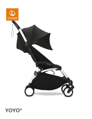 Silla de Paseo Stokke YOYO³ 6+ Blanco Negro