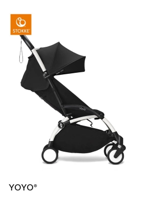 Silla de Paseo Stokke YOYO³ 6+ Blanco Negro