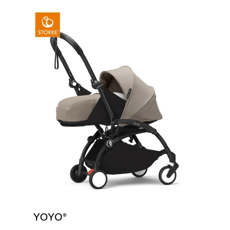 Cochecito Stokke YOYO³ Pack recién nacido 0+ Negro Taupe