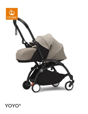 Cochecito Stokke YOYO³ Pack recién nacido 0+ Negro Taupe