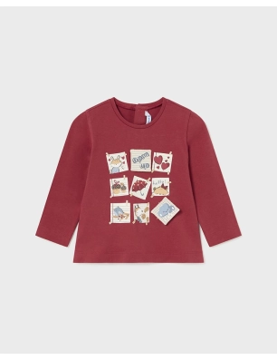 Camiseta M/L Aplique De Mayoral