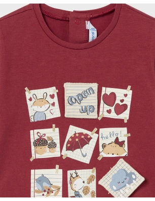 Camiseta M/L Aplique De Mayoral