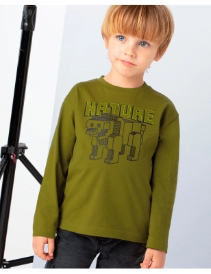 Camiseta M/L Hd Print De Mayoral