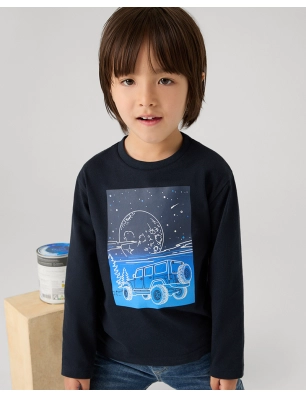 Camiseta M/L Glow In The Dark De Mayoral