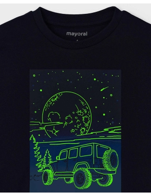 Camiseta M/L Glow In The Dark De Mayoral