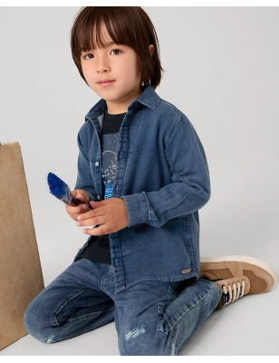 Camisa M/L Tejana De Mayoral