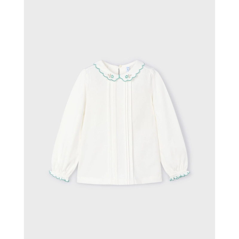 Blusa Punto Bordados De Mayoral