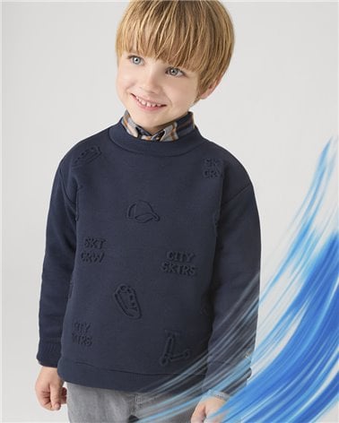 Pullover Motivos Embossed De Mayoral