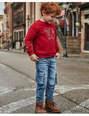 Pantalon Cargo Denim De Mayoral