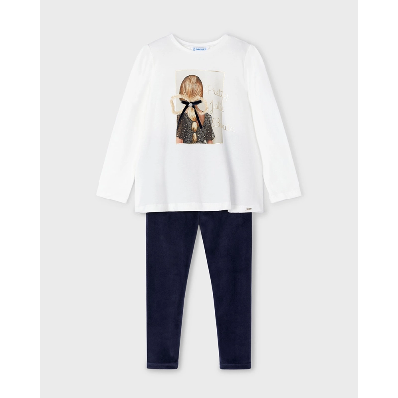 Conj. Leggings Terciopelo De Mayoral