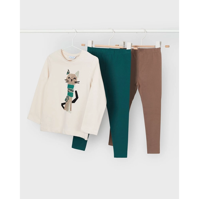 Conj. Leggings 2 Pantalones De Mayoral