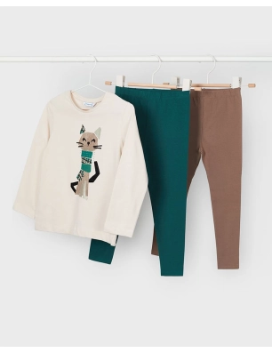 Conj. Leggings 2 Pantalones De Mayoral