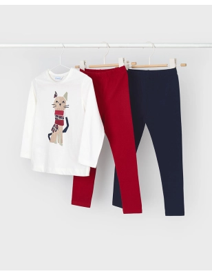 Conj. Leggings 2 Pantalones De Mayoral