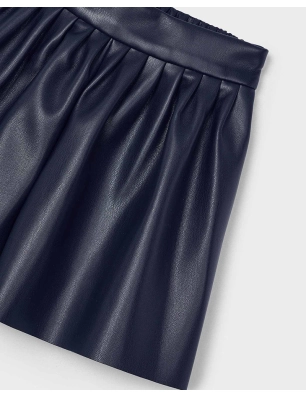 Falda Pantalon Polipiel De Mayoral