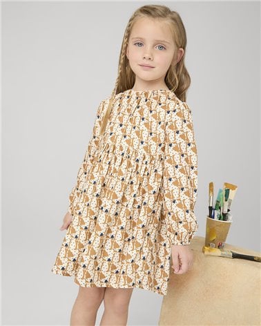 Vestido Viella Estampado De Mayoral