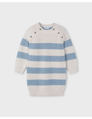 Vestido Rayas Tricot De Mayoral