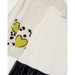 Vestido Combinado Tricot De Mayoral