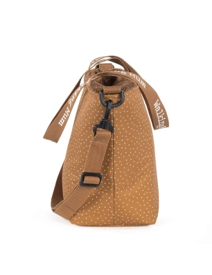 Bolsa Térmica Poppy Corazones de Walking Mum Canela