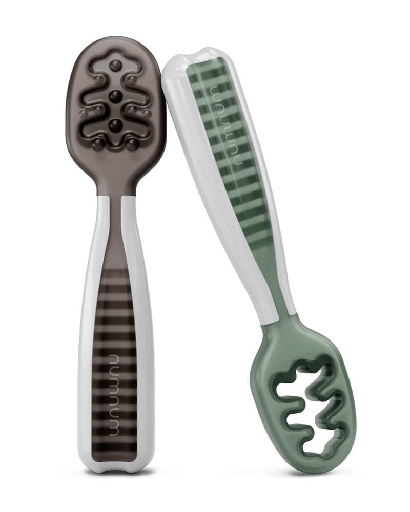 Precucharas de Aprendizaje Num Num Gris / Verde