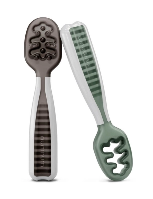 Precucharas de Aprendizaje Num Num Gris / Verde