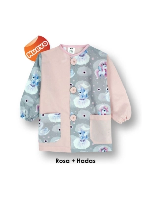Mandilón Escolar Modelo Boreal Unicornio Hada
