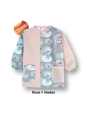Mandilón Escolar Modelo Boreal Unicornio Hada