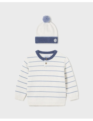 Conj. Jersey Gorro Rayas De Mayoral