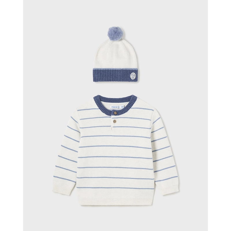 Conj. Jersey Gorro Rayas De Mayoral