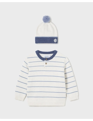 Conj. Jersey Gorro Rayas De Mayoral