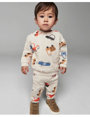 Pantalon Punto Estampado De Mayoral