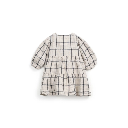 Vestido Tejido A Cuadros De Play Up