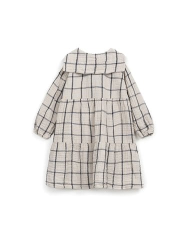 Vestido Tejido A Cuadros De Play Up