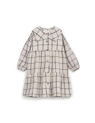 Vestido Tejido A Cuadros De Play Up