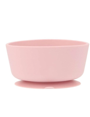 Set Bol de Silicona y Cuchara de Acero de Tutete Light Pink