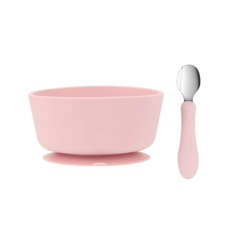 Set Bol de Silicona y Cuchara de Acero de Tutete