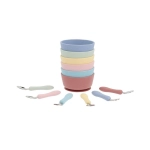 Set Bol de Silicona y Cuchara de Acero de Tutete