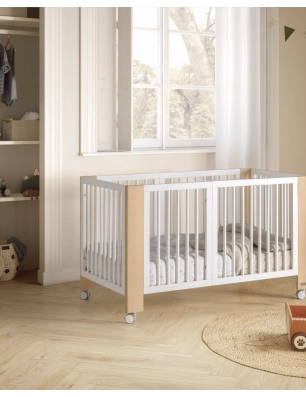 Cuna Evolutiva Coverbaby de Micuna Cera Natural - Blanco
