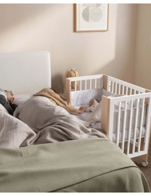 Cuna Evolutiva Coverbaby de Micuna Cera Natural - Blanco