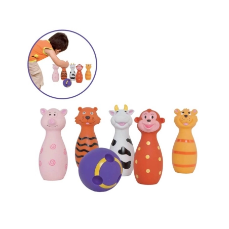 Juego de Bolos Animales de Ludi