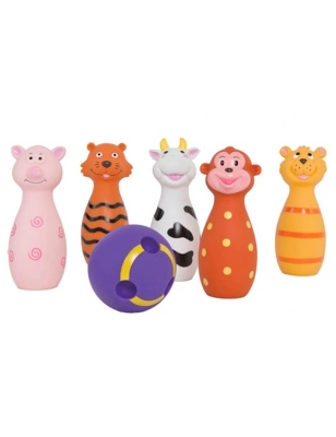 Juego de Bolos Animales de Ludi